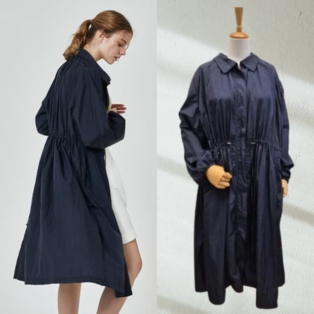 So Wool 쏘울 초경량 스트링 롱 집업 점퍼 dkny 몽클레어 프라다