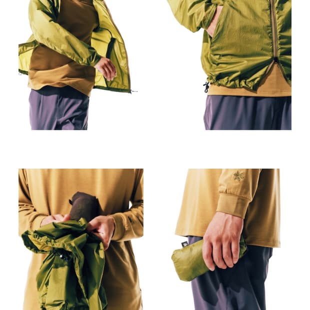 Goldwin 골드윈 에어리 쉘 패커블 윈드 자켓