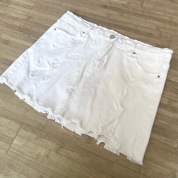 빈티지 y2k 와투케 데미지 워싱 스커트 치마 데스라이즈크루빈티지큐빈티지