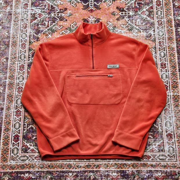 90s 폴로 스포츠 플리스 아노락