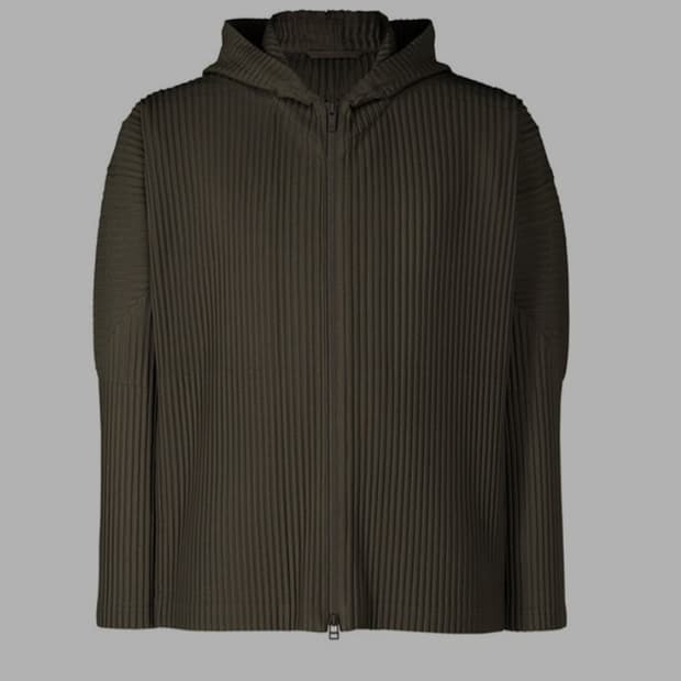 옴므플리세 후드집업 머드브라운 jl126 4사이즈 새상품