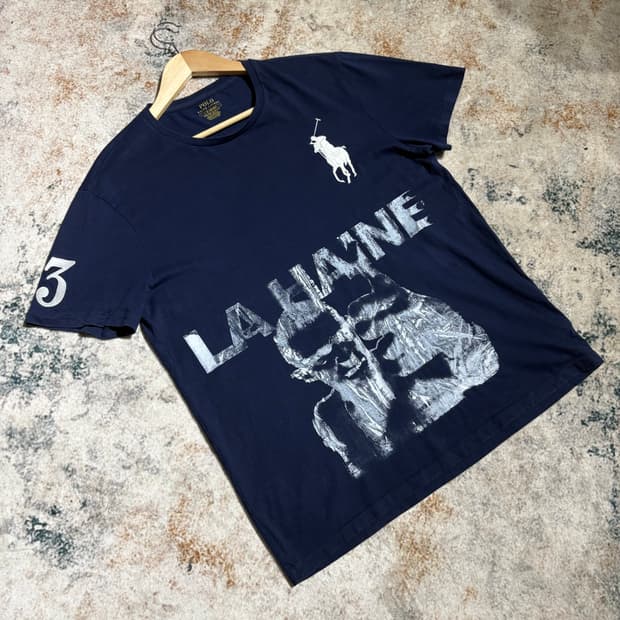 폴로 빅포니 프린팅 커스텀 반팔티셔츠