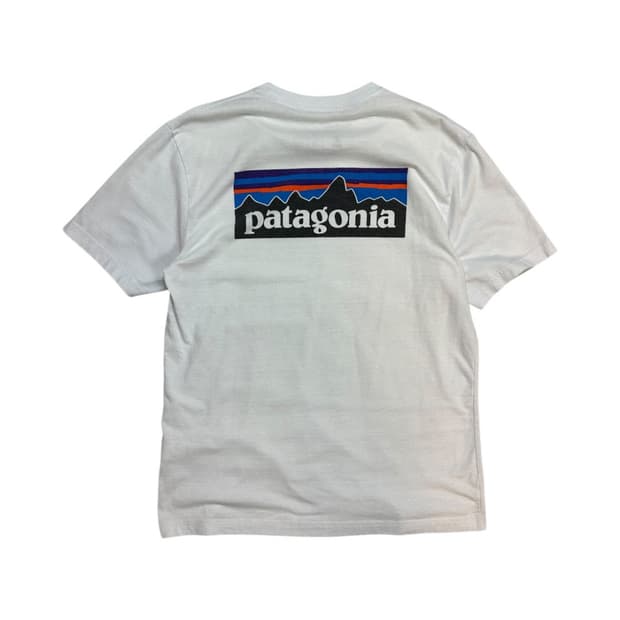 (L) 파타고니아 박스 프린팅 반팔 티셔츠 T-050
