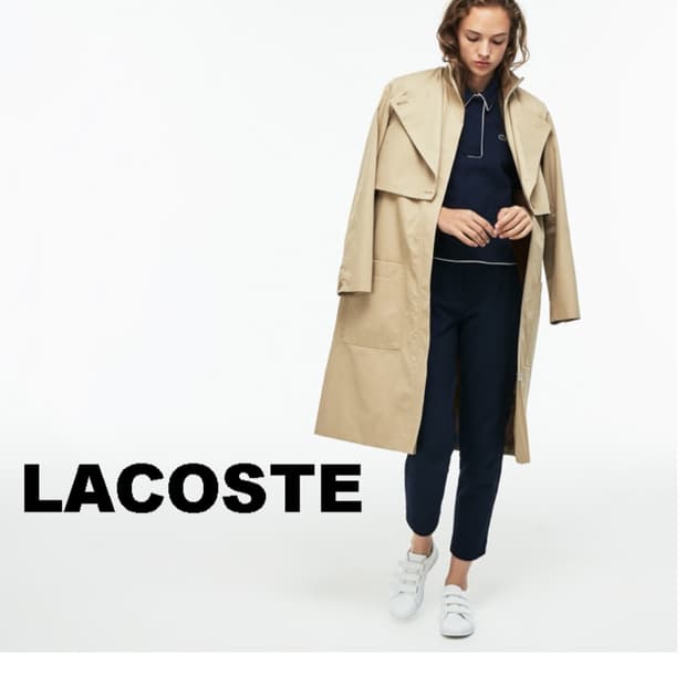 라코스테 트렌치코트 
