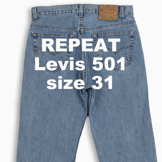 빈티지 리바이스 501 중청 90s USA 31 인치 LV50133466