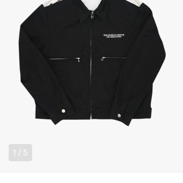 더 뮤지엄 비지터 블루종 berlin printed blouson (m)