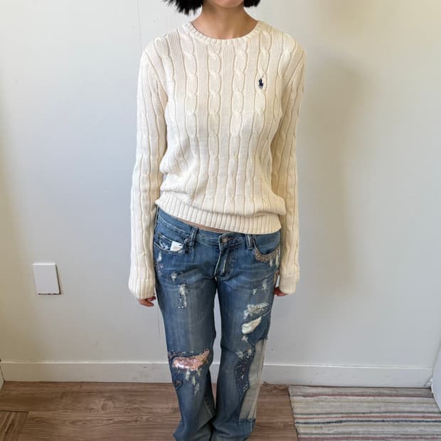 폴로 피마코튼 스웨터