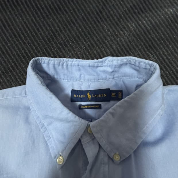폴로 랄프로렌 샴브레이 옥스포드 반팔셔츠