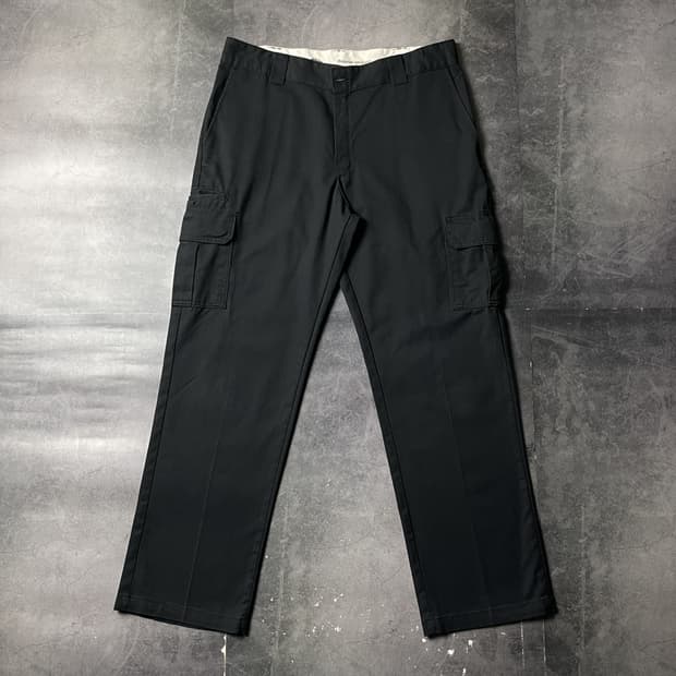 DICKIES 디키즈 빈티지 블랙 카고 워크팬츠 A01055