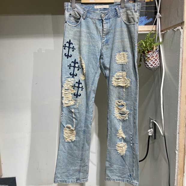 빈티지 y2k데님팬츠 