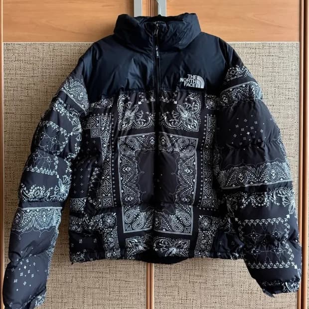 노스페이스 반다나 눕시 패딩 XL