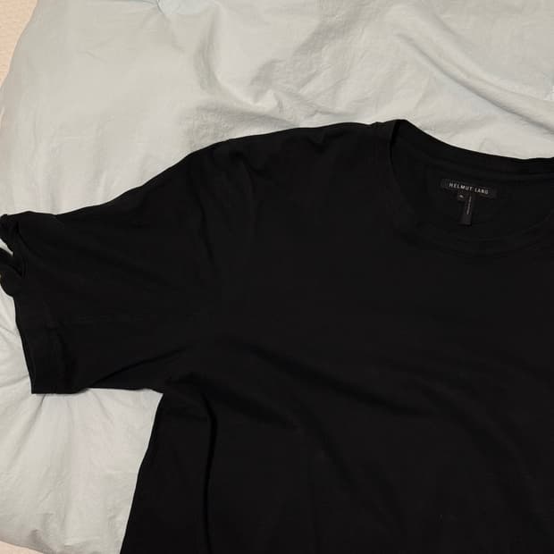 Helmut lang slit T-shirt / size: XL