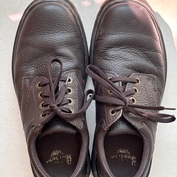 Dr.Martens ASHFIELD 빈티지 브라운 레더 더비 UK9