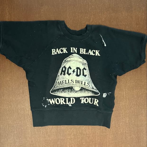 미착용 메이드원 AC/DC 스웻 반팔