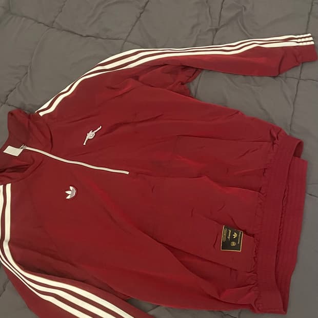 아디다스 아스날 아이콘 하프집업 자켓