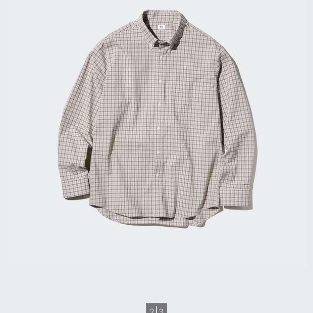 유니클로 브로드 셔츠 