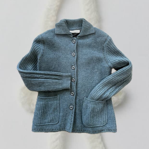 Blue stitch 가디건