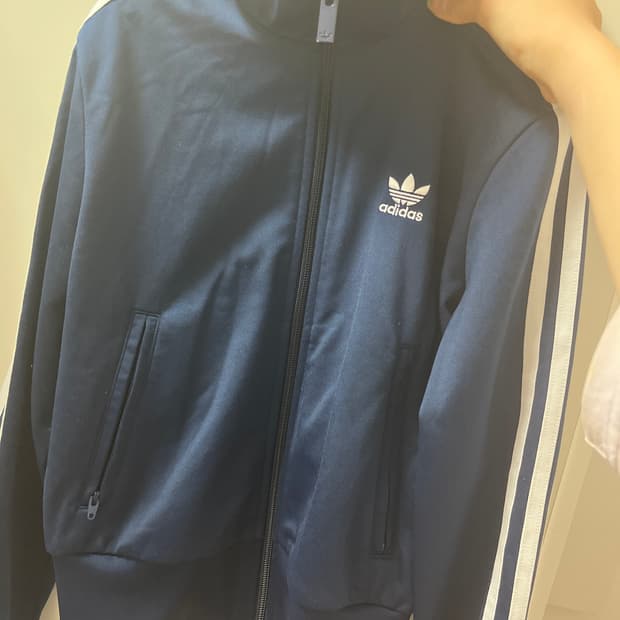 교환 판매 아디다스 클래식 남색 파이어버드 져지 트랙탑