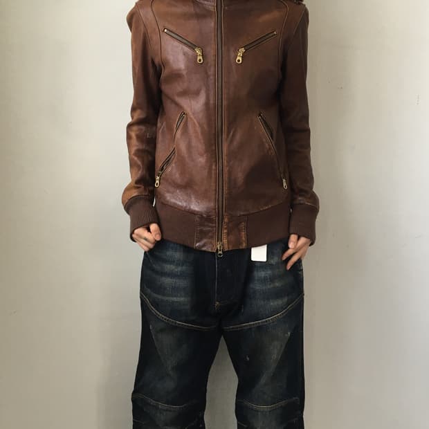 Lamb leather jacket
