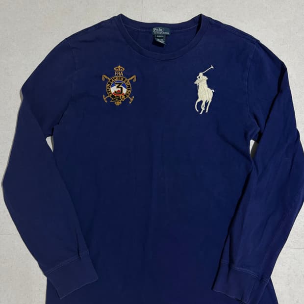 폴로 빅포니 올드스쿨 프랑스 롱슬리브 95