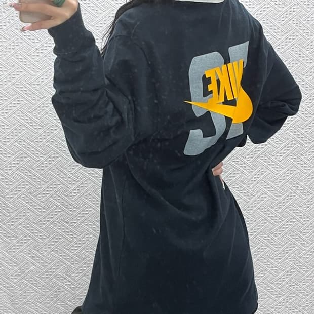 나이키 올드스쿨 레트로 하이틴 럭비 카라 롱슬리브 L C11239