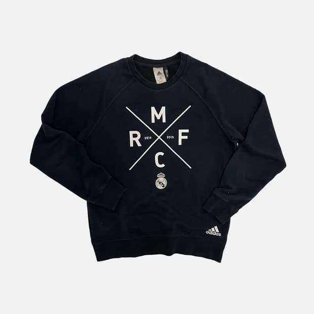 아디다스 레알마드리드 14-15 빅로고 맨투맨