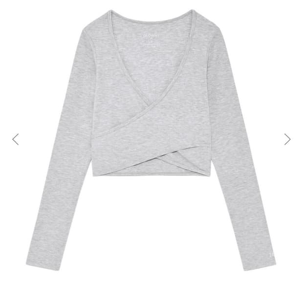 AIR WRAP LONG SLEEVE (WHITE MELANGE)