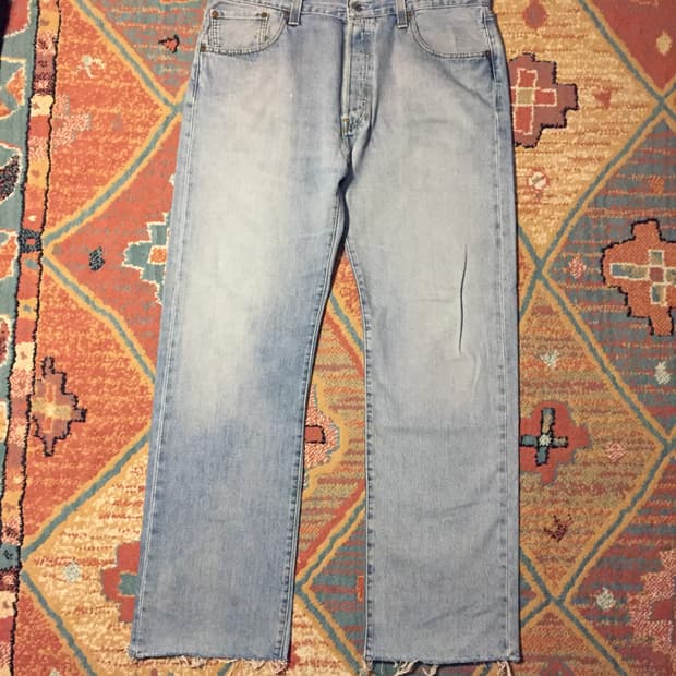 00s 리바이스 501 라이트 블루 연청