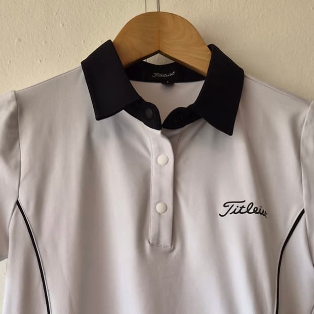 타이틀리스트 여성 스판반팔카라PK티셔츠 S사이즈
