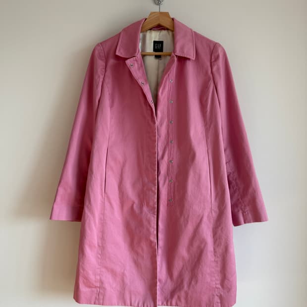 갭(GAP) 핑크 싱글 코트