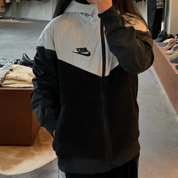 나이키 쉐르파 윈드러너 뽀글이 후드집업