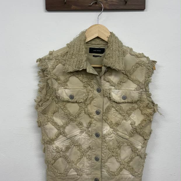 [36] 이자벨마랑 데님 트위드 베스트