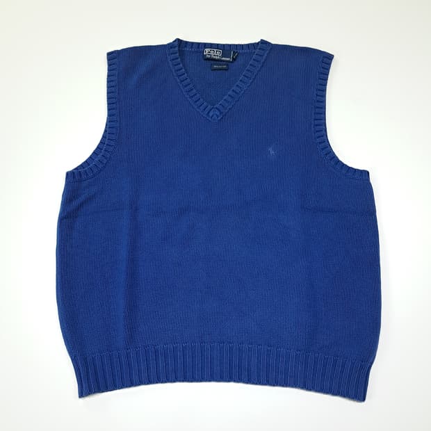 CL154 M 폴로랄프로렌 코튼 니트 베스트