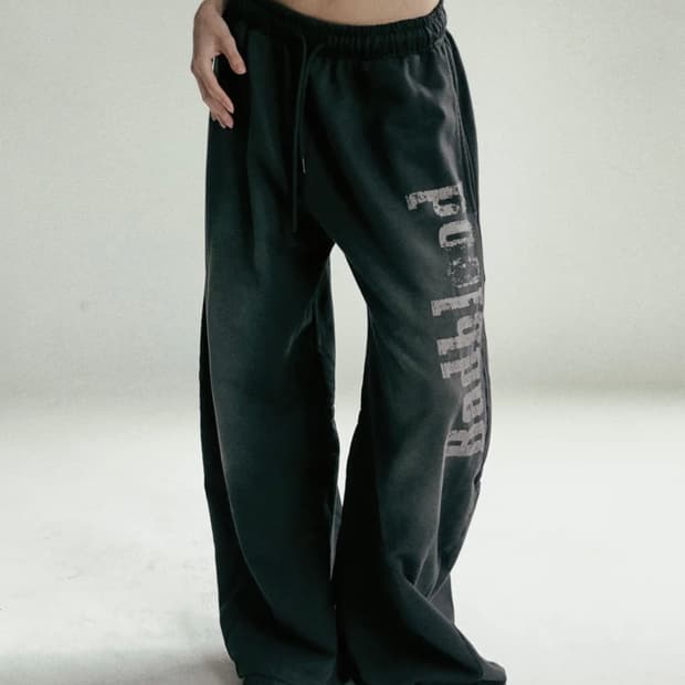 배드블러드 선 페이디드2 조거 - 블랙