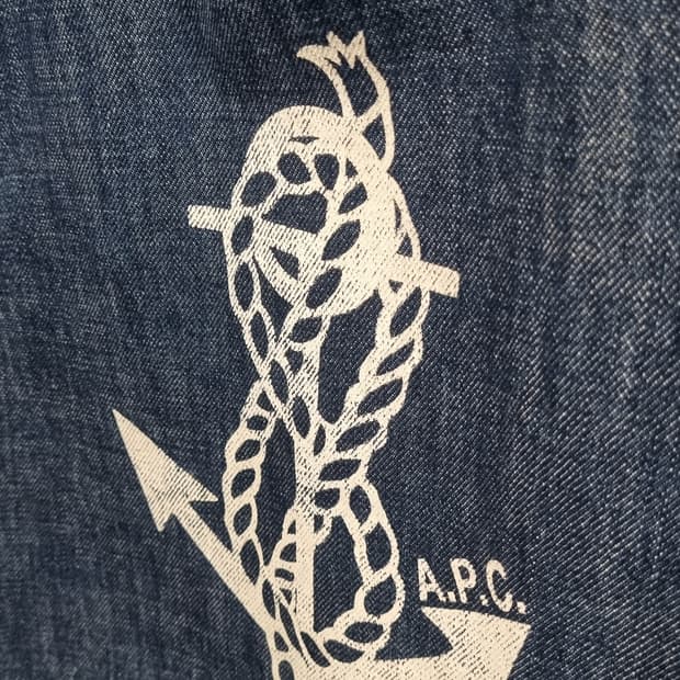 (a.p.c.) 아페쎄 정품 데님 vintage 여름가방 (에코백)
