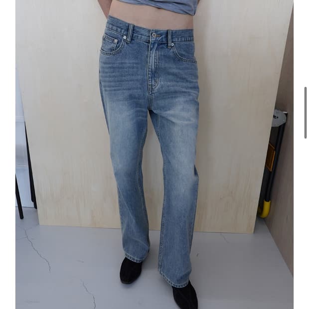 파이카 부츠컷 데님 팬츠 블루 28