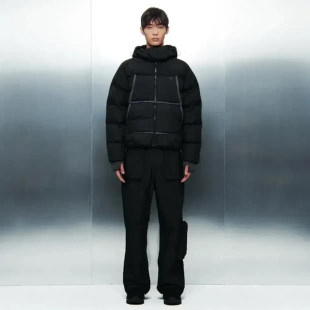 산산기어 패딩 1사이즈 TAPED PUFFER JACKET