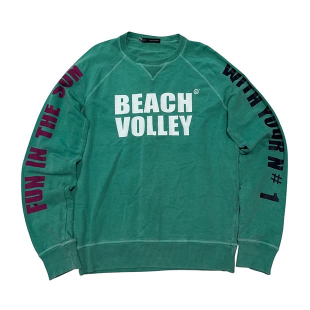 디스퀘어드2 BEACH VOLLEY 그래픽 스웻셔츠 맨투맨 M