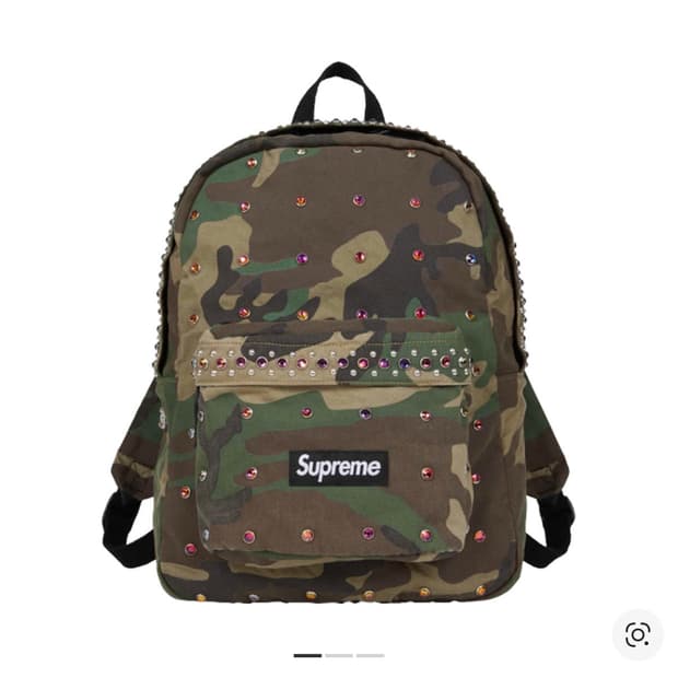 슈프림 비비사이먼 B.B사이먼 우드랜드 카모 백팩