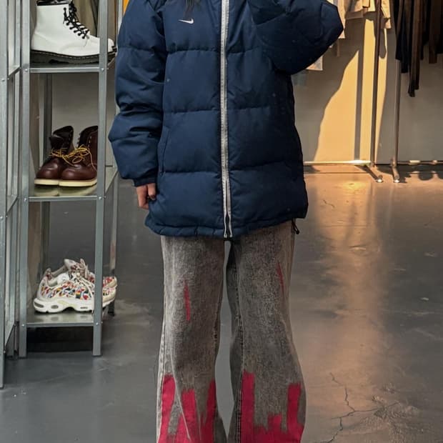 나이키 스우시 뉴챔프 덕다운 패딩 A1807