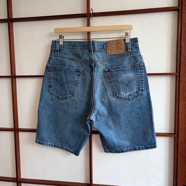 빈티지 리바이스 505 데님 쇼츠 32