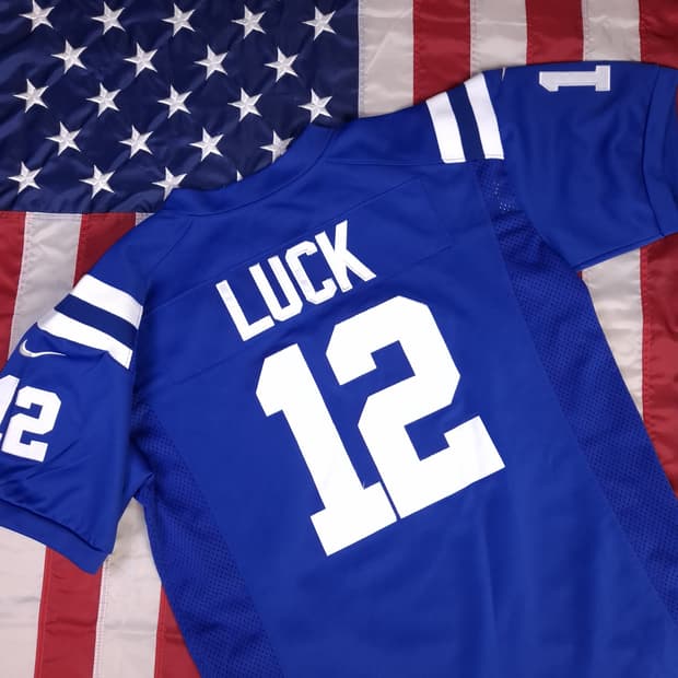 새제품급오리지날 나이키 X NFL 인디애나폴리스 콜츠 앤드류럭 풋볼 져지