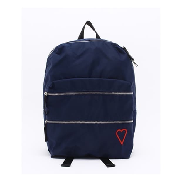 레이 빔즈 하트 자수 백팩 배낭