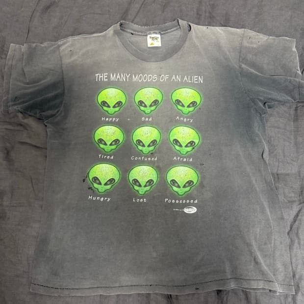 [xl]90s 에일리언 빈티지 티셔츠