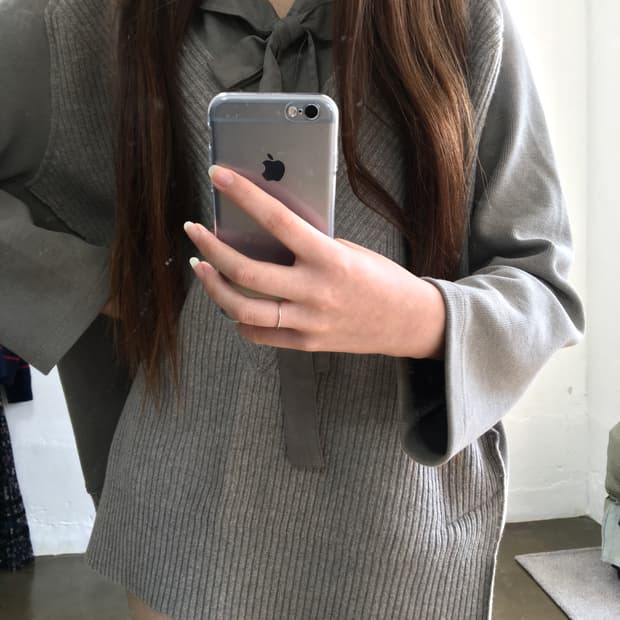 시스템 세일러 카라 니트 22s