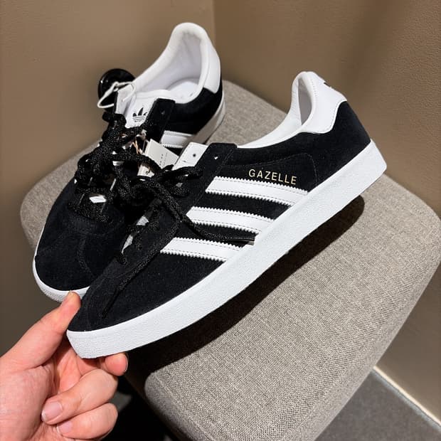 (정품/새상품) ADIDAS 아디다스 남성 가젤 블랙 화이트