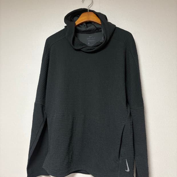 나이키 드라이핏 요가노매드 풀오버후드 L 나이키러닝 러닝티