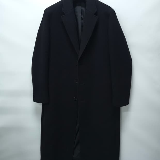 비바스튜디오 캐시미어 블렌디드 블랙 코트
