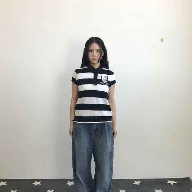 Polo Jeans Company Stripe Polo Shirt