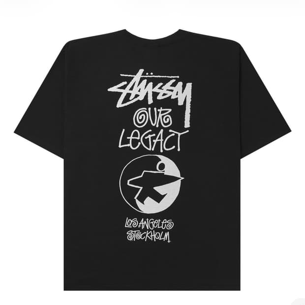 스투시 X 아워레가시 반팔 티셔츠 L